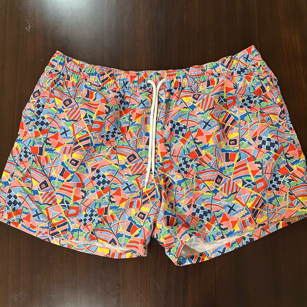 J Crew Nautical Swim Trunks